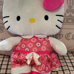 Hello Kitty Donut Dress Plush, 24 inches tall. Excellent condition.